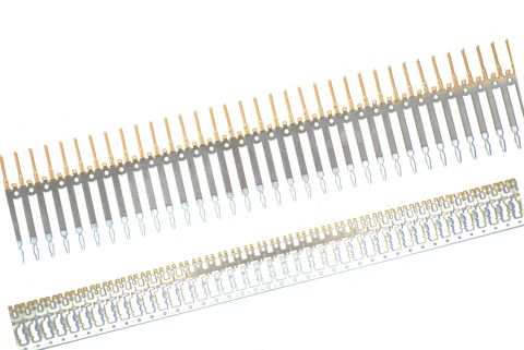 Stanzstreifen zusammen